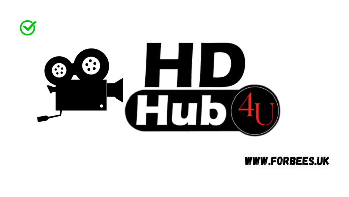 HDhub4u website showcasing movie and series streaming options.