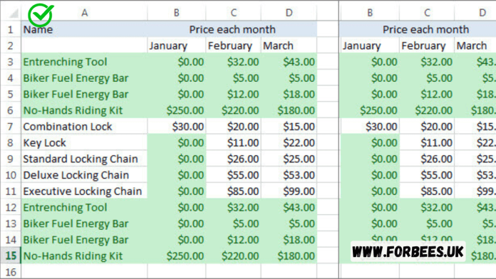 Removing duplicates in Excel spreadsheets